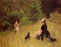 In a Park, c.1874, morisot