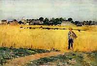 In the Wheatfield at Gennevilliers, 1875, morisot