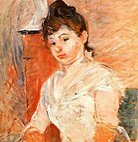Jeune Fille en Blanc, 18, morisot