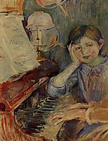 Julie Listening, 1888, morisot