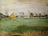 Landscape at Gennevilliers, 1875, morisot