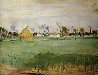 Landscape at Gennevilliers, 1875, morisot