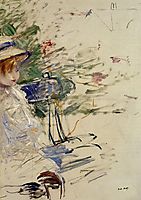 Little Girl in a Garden, 1884, morisot