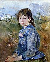 The Little Girl from Nice, Celestine, 1889, morisot