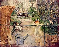 Little Girls in the Garden , 1885, morisot