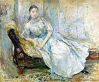 Madame Albine Sermicola in the Studio, 1889, morisot