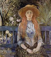 On a Bench, 1889, morisot