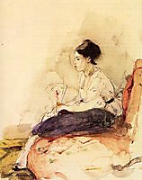 On the Sofa, 1871, morisot