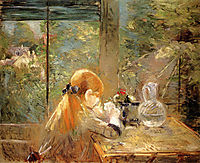 On The Veranda, 1884, morisot