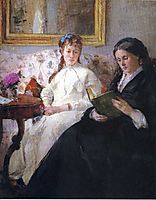 Portrait of the Artist-s Mother and Sister, morisot