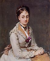 Portrait of the Artist-s Sister, Mme Edma Pontillon, c.1872-75, c.1875, morisot