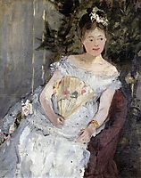 Portrait of Marguerite Carre (also known as Young Girl in a Ball Gown), 1873, morisot