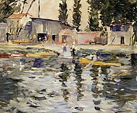 The Seine at Bougival, 1884, morisot