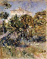 Villa with Orange Trees, Nice, 1882, morisot