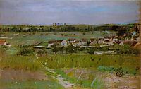 The village of Maurecourt, 1873, morisot