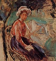 Young Girl with an Umbrella, 1893, morisot