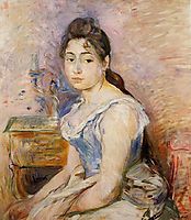 Young Woman in a Blue Blouse, 1891, morisot