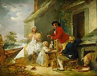 The Cottage Door, 1790, morland