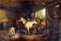 Interior of a Stable, morland