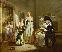 A Visit to the Boarding School, 1788, morland