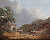 Wooded Landscape with a Toll Gate, morland