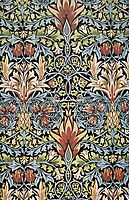 Snakeshead printed textile, 1876, morris