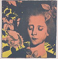 Girl in rose, 1898, moser