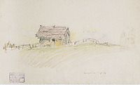 Hut in Leysin, 1913, moser