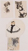 Illustration for the Viennese fashion magazine, 1890, moser