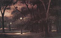 Evening in Parc Monceau, 1895, munkacsy