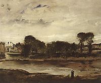 Landscape with River, 1880, munkacsy