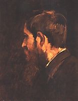 Portrait of László Paál, 1877, munkacsy
