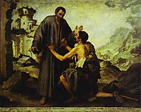 Brother Juniper and the Beggar, murillo