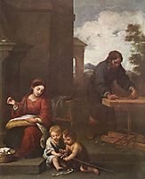 Holy Family with the Infant Saint John, 1650-1660, murillo