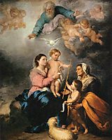 The Holy Family (The Seville Virgin), 1670, murillo