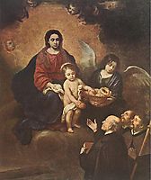 The Infant Jesus Distributing Bread to Pilgrims, 1678, murillo