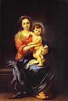 Madonna and Child, c.1650, murillo