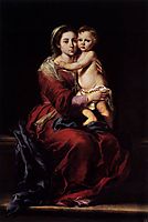 The Virgin of the Rosary, 1650, murillo