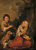 Peasant Woman and a Boy , murillo
