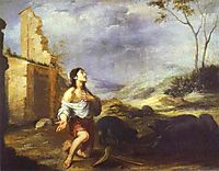 The Prodigal Son Feeding Swine, 1660, murillo