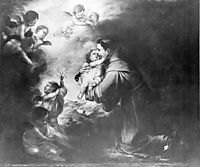Saint Anthony Of Padua Adore The Child, murillo