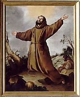 Saint Francis of Assisi Receiving the Stigmata, murillo