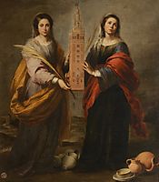 St. Justina and St. Rufina, 1675, murillo