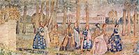 Autumn Evening (sketch for a panel), 1904, musatov