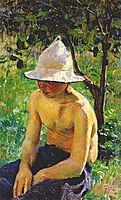 Boy in the garden, 1898, musatov