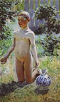 The Boy nearly broken jug, 1899, musatov