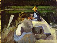 In a Boat, c.1893, musatov