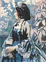 Lady in Blue, 1902, musatov