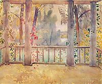 On a Balcony in Tarusa, 1905, musatov