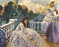 Three Ladies on the Terrace, 1903, musatov
